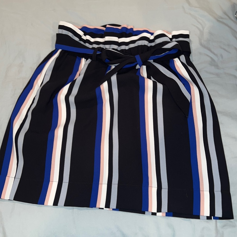 Express Striped Skirt with Tie